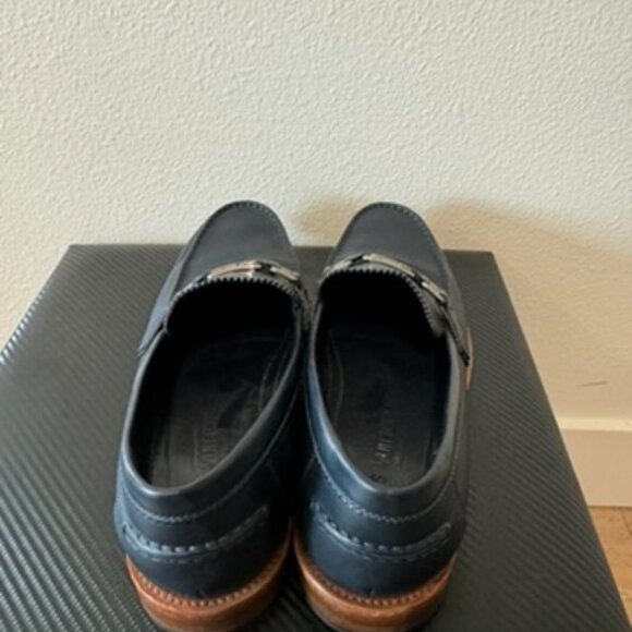 Louis Vuitton Blue Leather Loafers - Picture 4 of 6